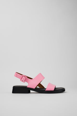Camper - Leather Slingback Sandal in Pink