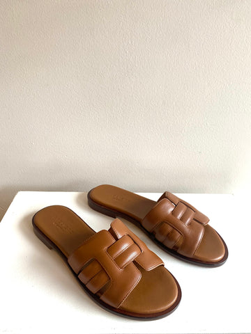 Ateliers - Leather Slide in Tan