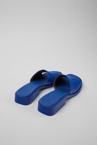 Camper - Leather Slide in Cobalt Blue