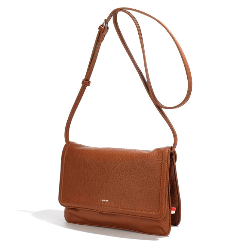 Co Lab Lalore Clutch Crossbody in Cognac Imelda