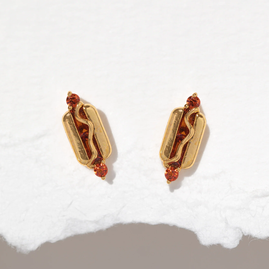 Hot hotsell dog earrings