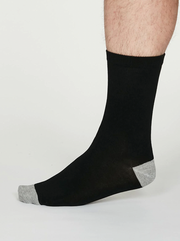 Thought - Bamboo Socks in Black