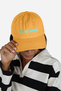 Intentionally Blank - OUT OF OFFICE Ball Cap in Mustard