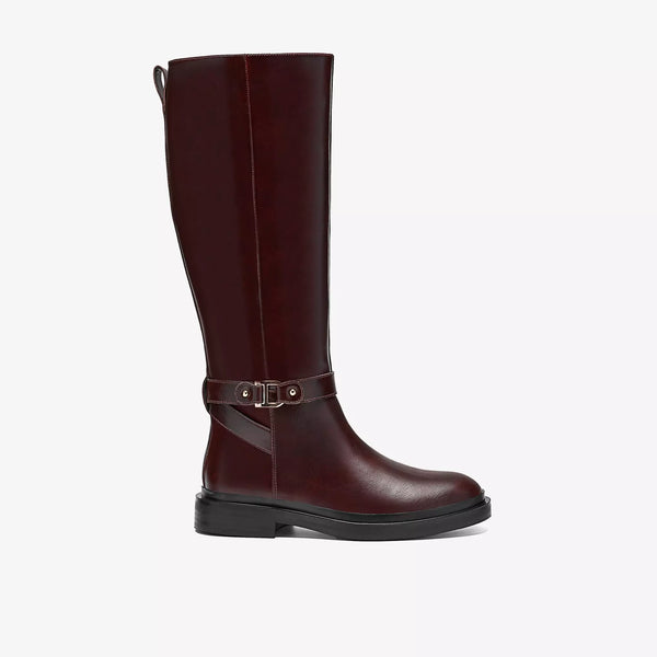 Clarks - Equestrian Boot in Brown Leather