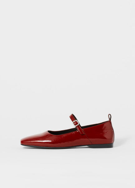 Vagabond - Mary Jane in Dark Red Patent Leather