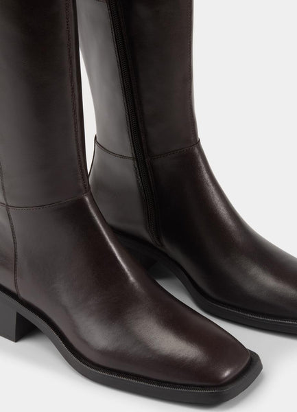 Vagabond Shoemakers - Tall Boot in Dark Chocolate Leather