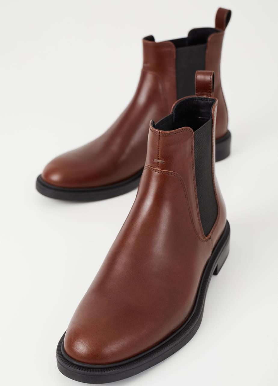 Vagabond - Chelsea Boot in Cognac Leather