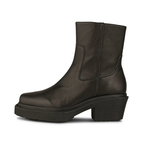 Shoe the Bear - Square Toe Boot in Black Leather