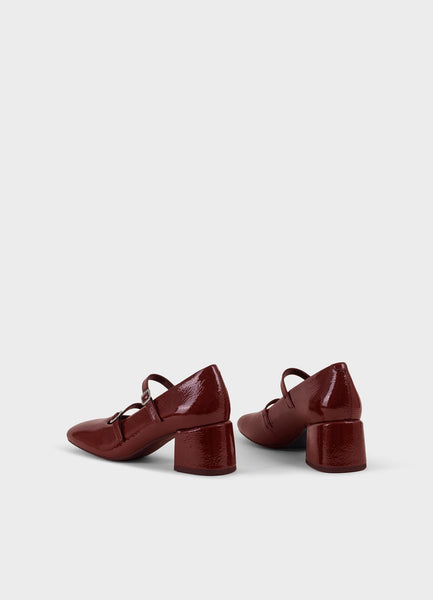 Vagabond - Mary Jane Pump in Patent Cherry Leather