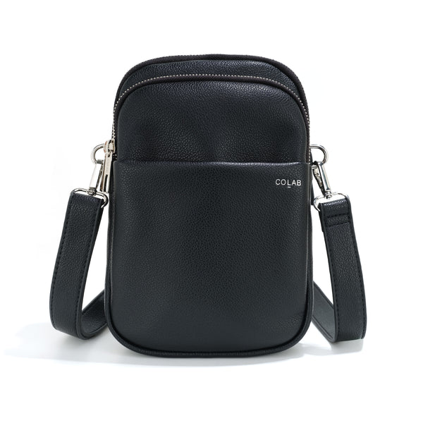 Co-Lab - Triple Pocket Crossbody in Black