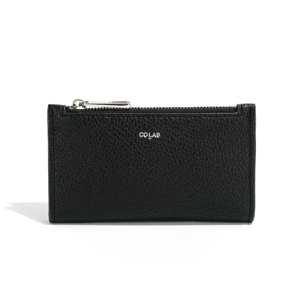 Co-Lab - Mini Card Holder Wallet in Black