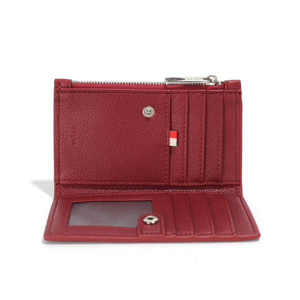 Co-Lab - Mini Card Holder Wallet in Pomegranate