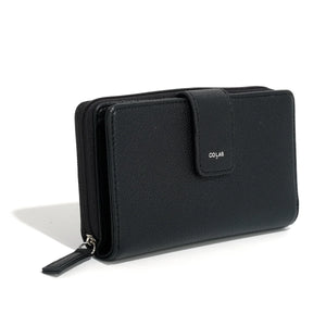 Co-Lab - Snap Wallet in Black