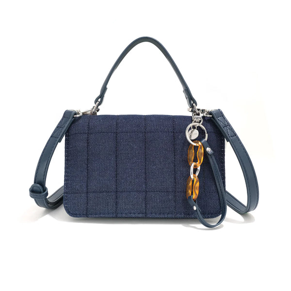 Co-Lab - Organizer Crossbody in Quilted Denim