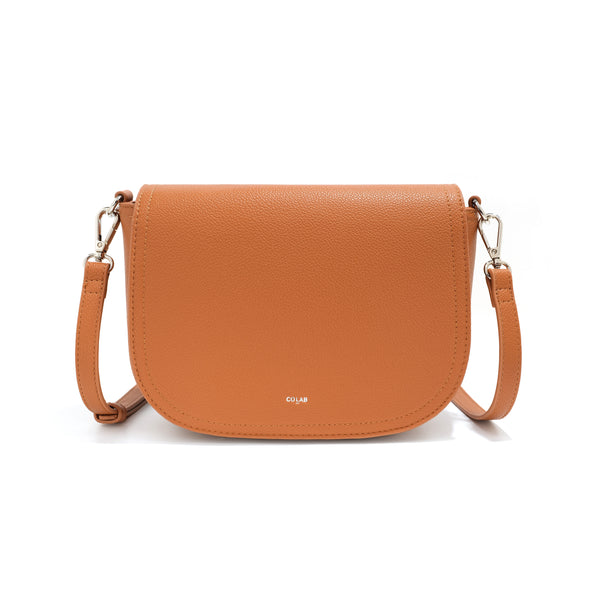 Co-Lab - Crossbody with Flap Closure in Ginger