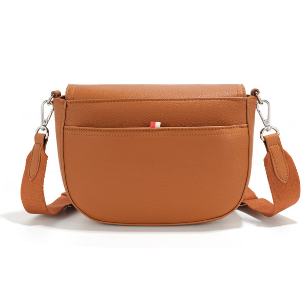 Co-Lab - Crossbody with Flap Closure in Ginger