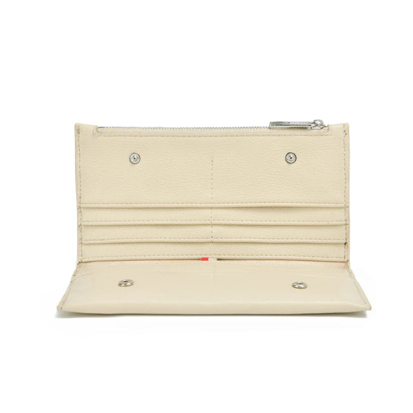 Co-Lab - Slim Long Wallet in Bone