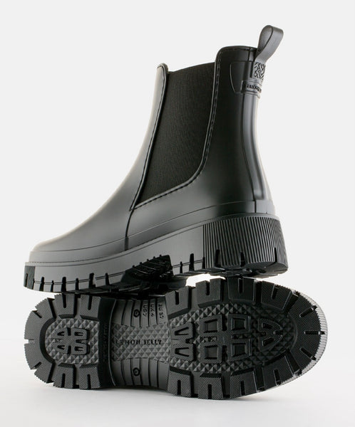 Lemon Jelly - Matte Rubber Boot in Black