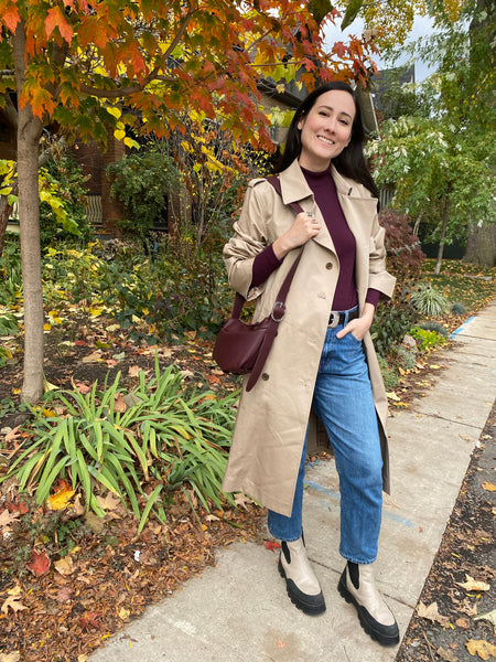 Cougar - Warm Waterproof Leather Chelsea Winter Boot in Cream