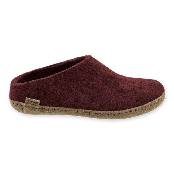 Glerups - Beet Open Heel Leather Sole