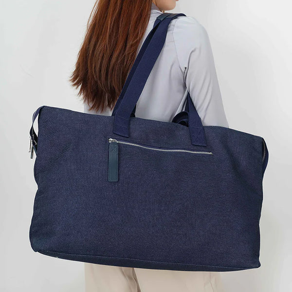 Co-Lab - Flight Duffle Bag in Denim