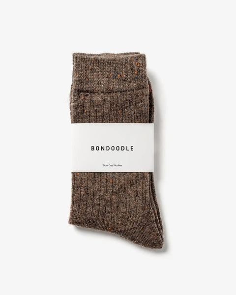 Bondoodle - Merino Wool Socks in Muddy Puddle
