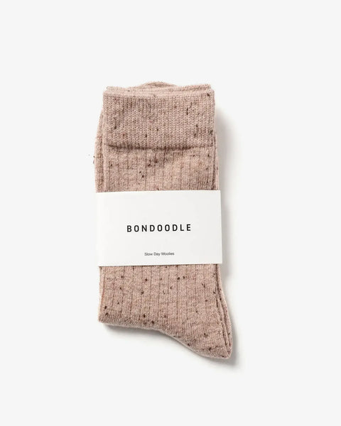 Bondoodle - Merino Wool Socks in Crumble