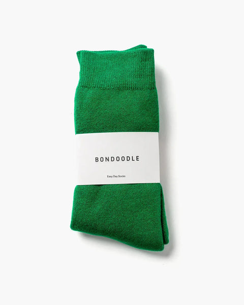 Bondoodle - Cozy Lounge Bamboo Socks in Supergreen