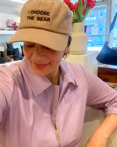 Intentionally Blank x Imelda - I CHOOSE THE BEAR Ball Cap in Khaki