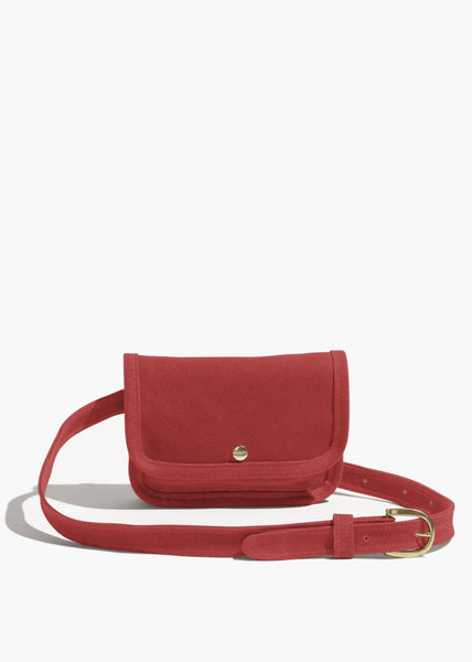 Small Lot - Waxed Canvas Belt Bag in Sequoia