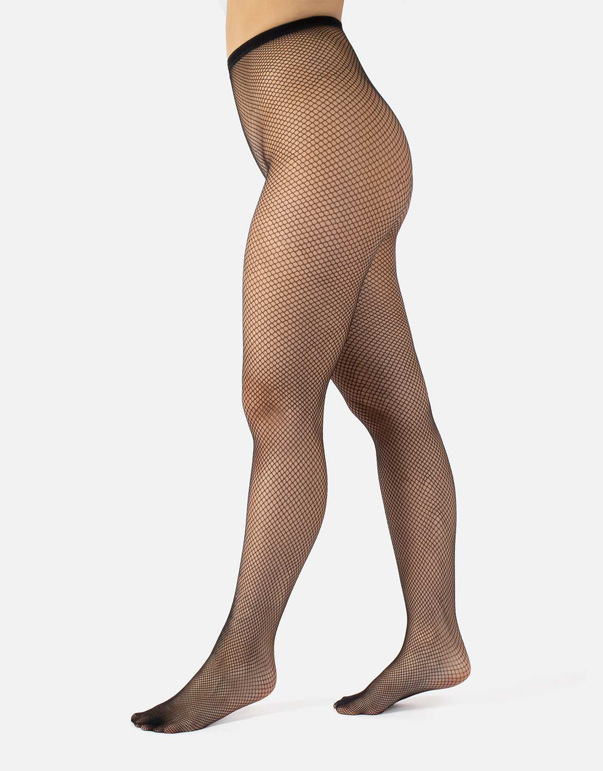 Cette - Seamless Fishnet Tights in Black