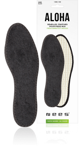 Nees - Cotton Terry Insoles in Black