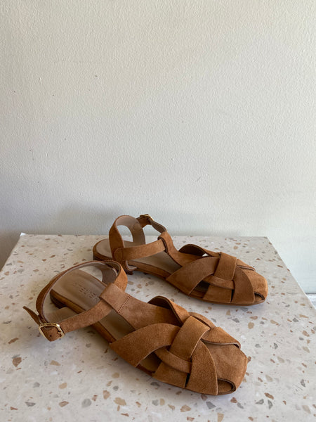 Ateliers - Fisherman Sandal in Tan Suede