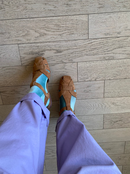 Ateliers - Fisherman Sandal in Tan Suede