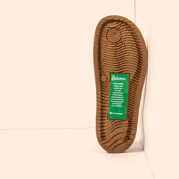 El Naturalista - Nubuck Cross Sandal in Lichen