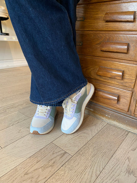 Woden - Sneaker in Beige Multi