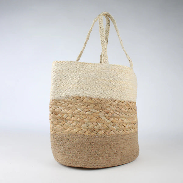 Co-Lab - Jute Beach Tote in Natural Ombre