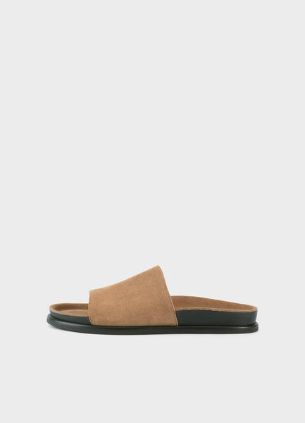 Vagabond Shoemakers -  Slides in Dark Sand Suede