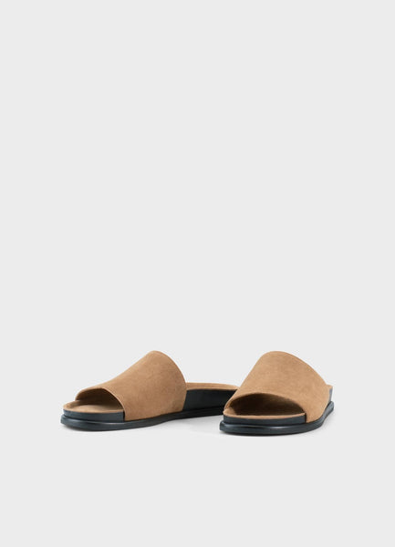 Vagabond Shoemakers -  Slides in Dark Sand Suede