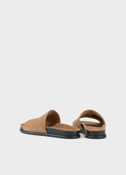Vagabond Shoemakers -  Slides in Dark Sand Suede