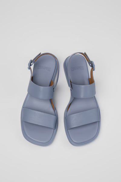 Camper - Lightweight Sandal in Sky Blue Leather
