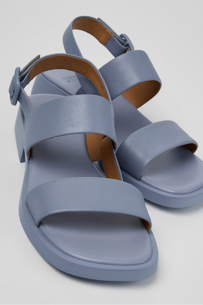 Camper - Lightweight Sandal in Sky Blue Leather