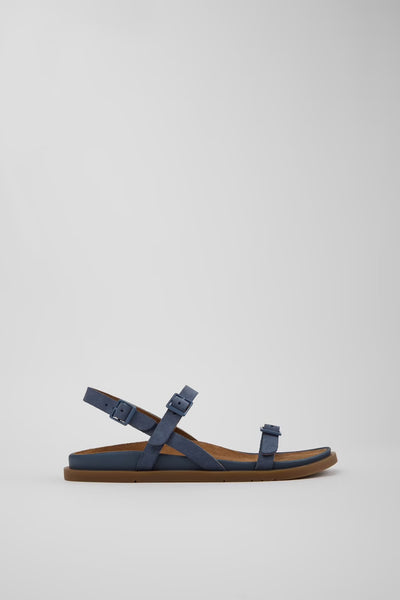 Camper - Walking Sandal in Blue Suede