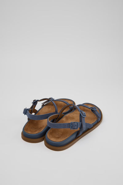 Camper - Walking Sandal in Blue Suede