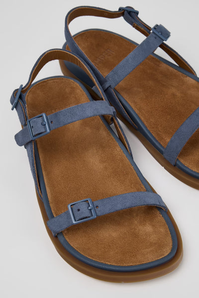 Camper - Walking Sandal in Blue Suede