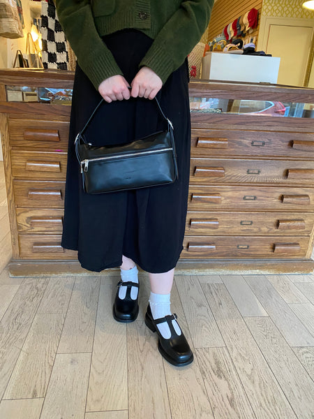 Vagabond Shoemakers -  T-Strap Mary Jane in Black Leather