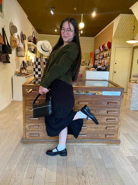 Vagabond Shoemakers -  T-Strap Mary Jane in Black Leather