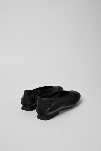 Camper - Ballerina Flat in Black Leather