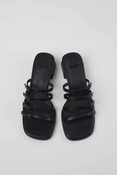 Camper -  Strappy Heeled Sandal in Black
