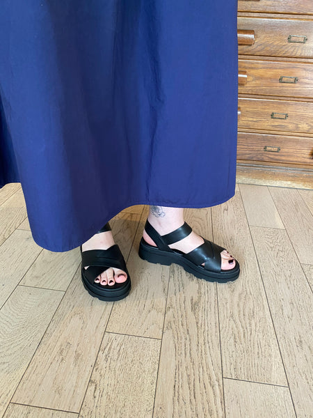 Clarks - Lug Sole Sandal in Black